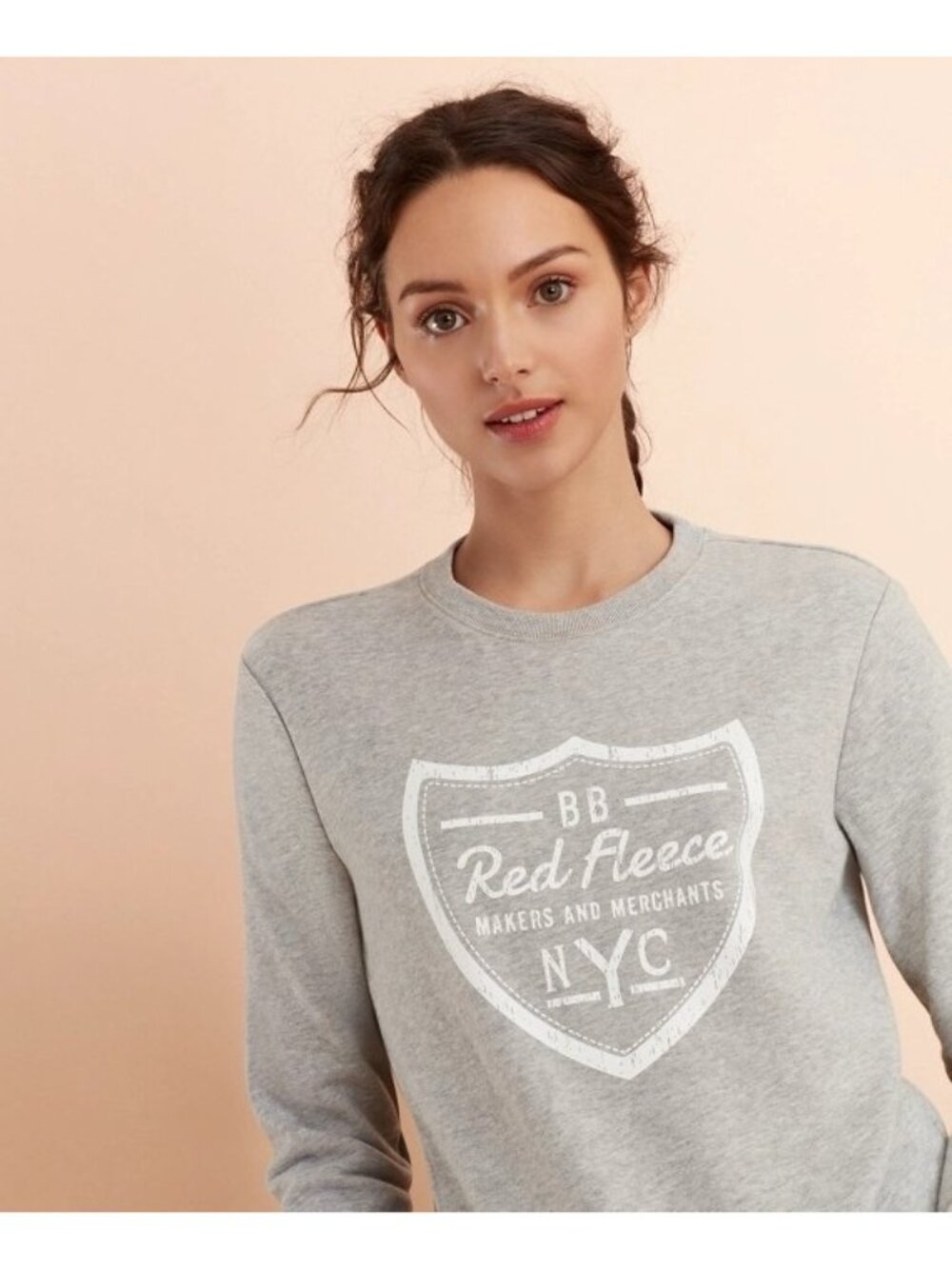 Brooks Brothers "Red Fleece" Size XS Gray Long Sleeve Crewneck Sweatshirt